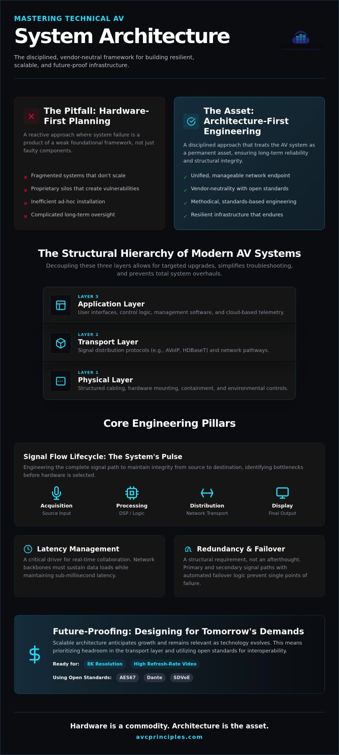 AV System Architecture: Enterprise Engineering Frameworks