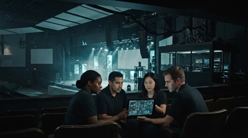 Staged Environment Engineering for Events: AV Systems Guide